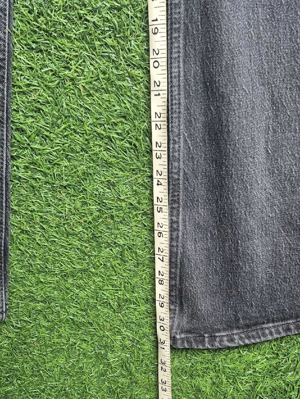 LEVIS-  7OS HIGH FLARE CHARCOAL DENIM - Picture 10 of 10